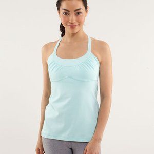 BNWT Lululemon Scoop me up tank II - aquamarine - size 6